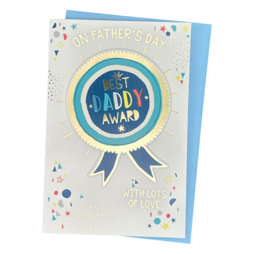 Fathers day daddy award medal