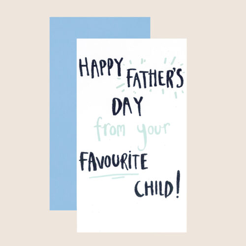 Fathers day from favorite child black glitter - Image 3