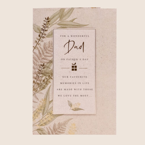 Fathers day wonderful dad golden plants