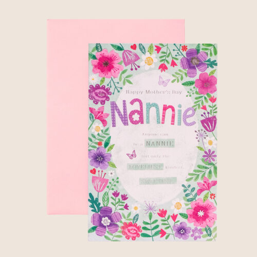 Nannie on mothers day flowers and butterfly - Image 3