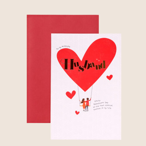 Valentines husband swing love heart balloon - Image 3