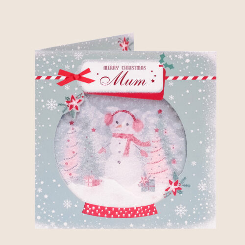 Christmas mum snowman snowglobe candy cane